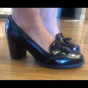 Clarks heeled loafer